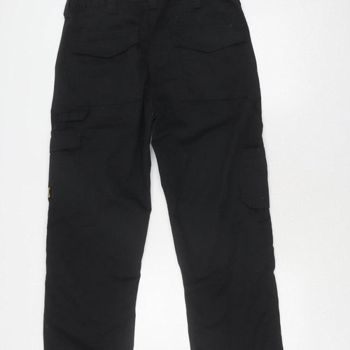 Maverick Men's Black Cargo Trousers, Size L, Workwear