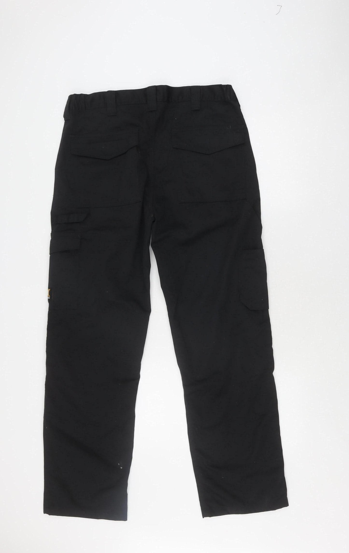 Maverick Men's Black Cargo Trousers, Size L, Workwear