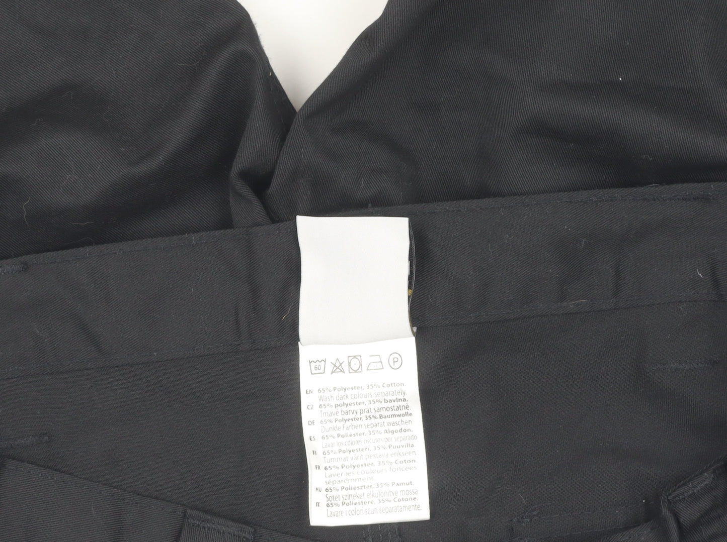 Maverick Men's Black Cargo Trousers, Size L, Workwear