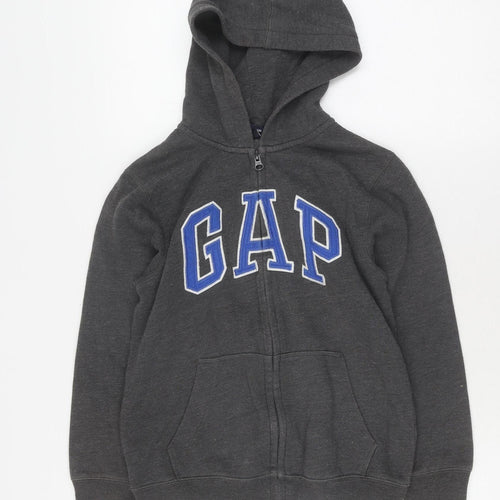 GapKids Boys Grey Full Zip Hoodie Size 10-11 Years