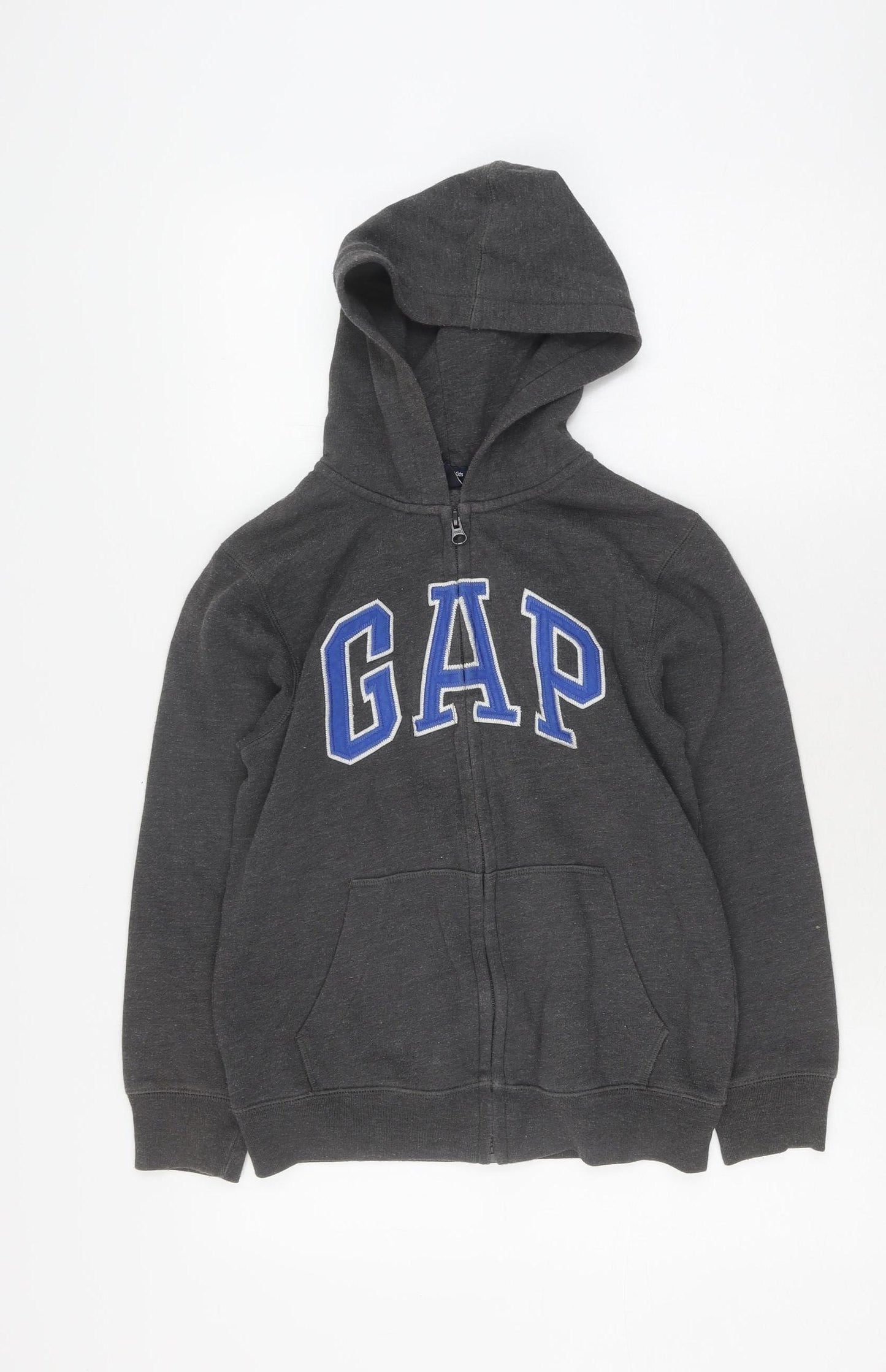 GapKids Boys Grey Full Zip Hoodie Size 10-11 Years