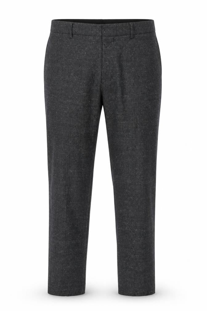 Club Monaco Men's Black Trousers, 32, Classic Fit