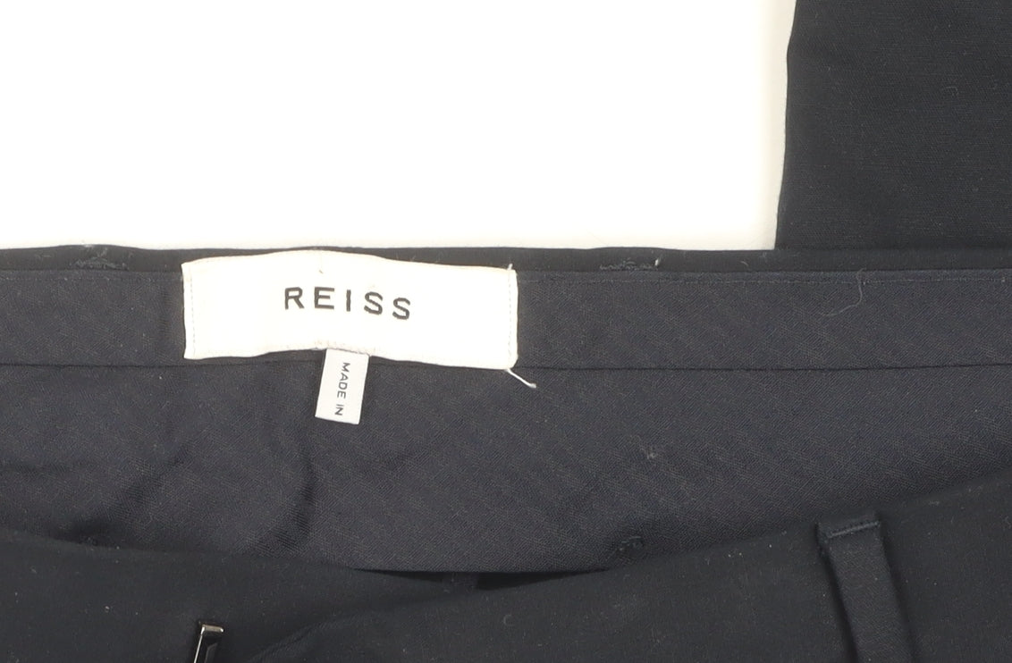 Reiss Men's Black Trousers, 36, Classic Style