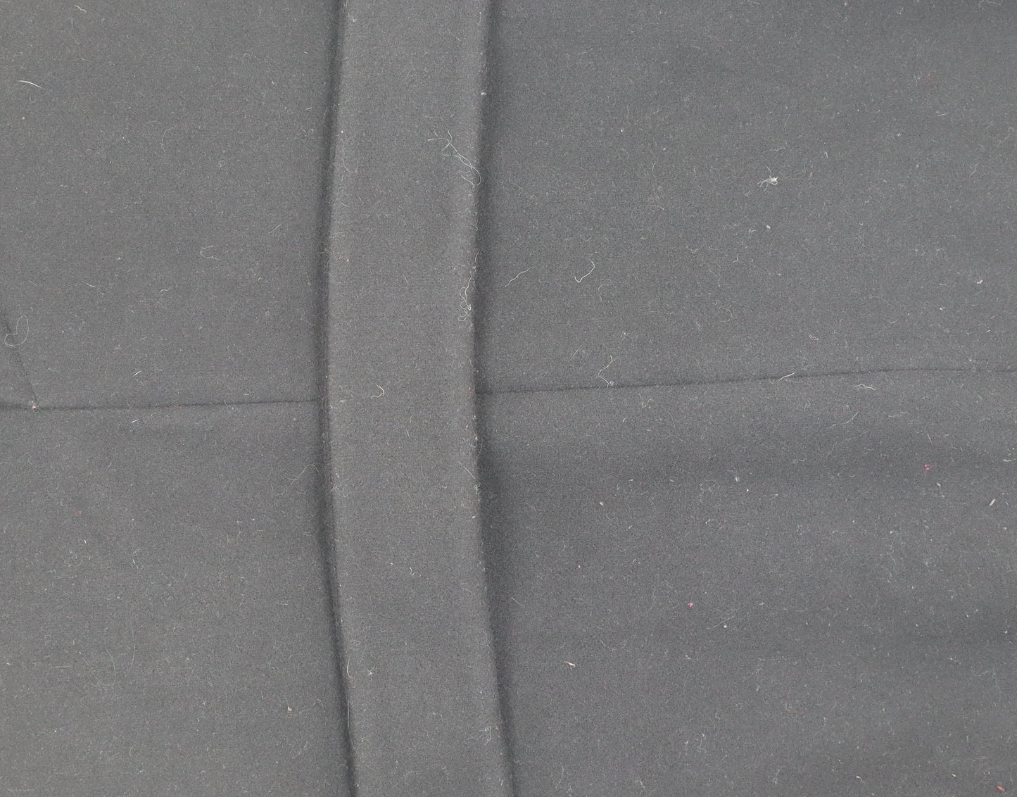 H&M Women's Black Mid-Length Overcoat, Size L