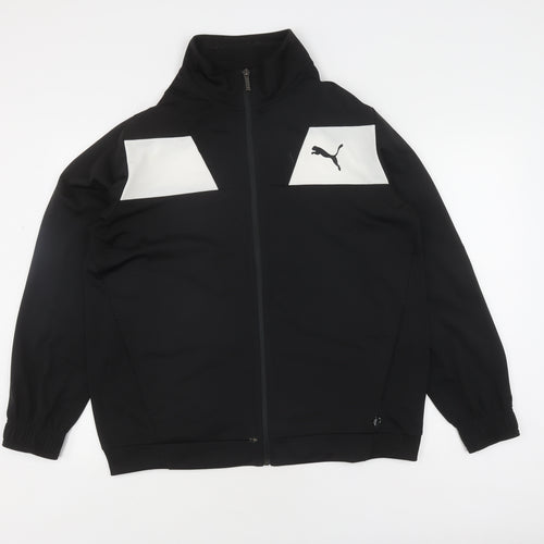 Puma Men's Black Track Jacket L - Gym & Training Style