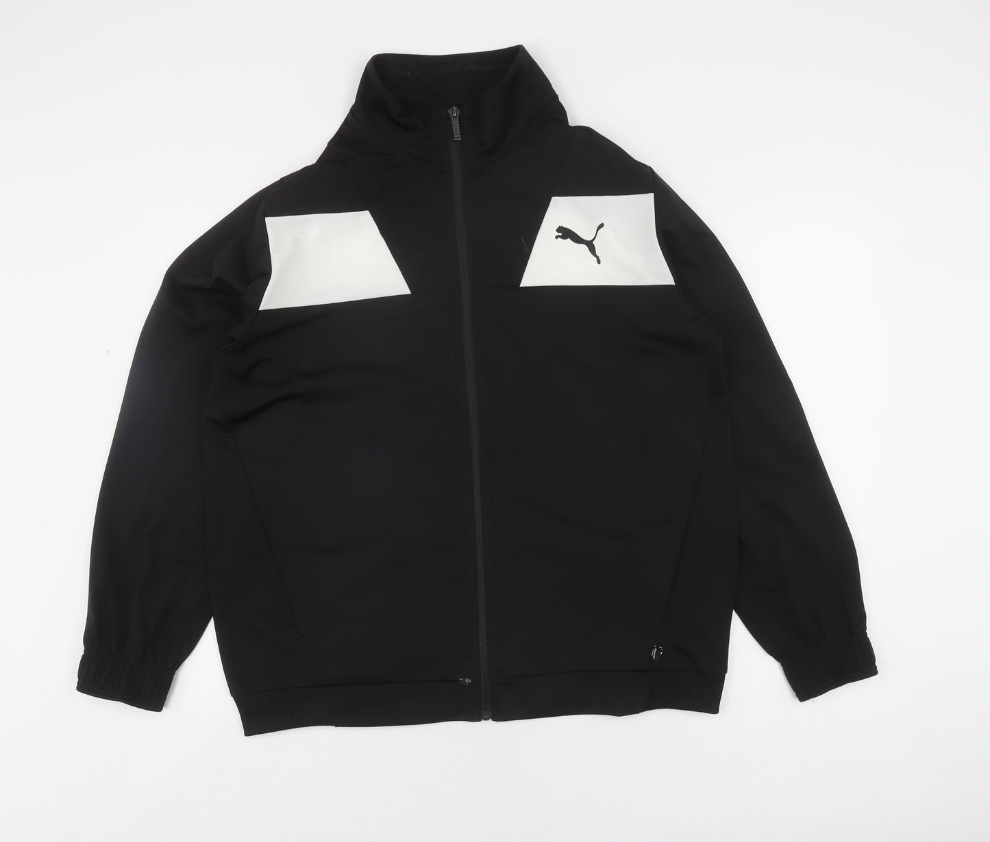 Puma Men's Black Track Jacket L - Gym & Training Style