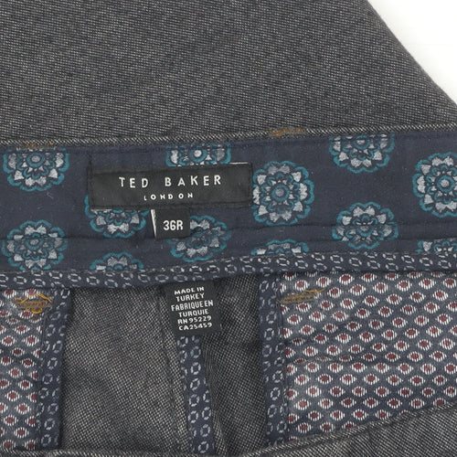 Ted Baker Men’s Grey Wool Trousers 36