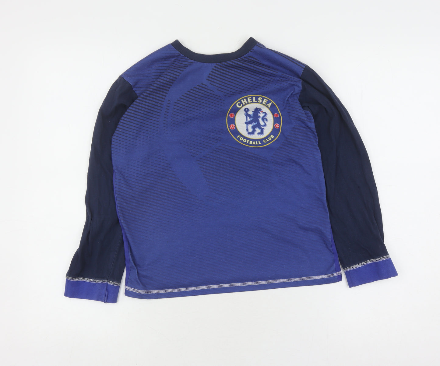 Boys Blue Characterville Pyjama Top 9-10 Years - Sports Theme, Long Sleeve