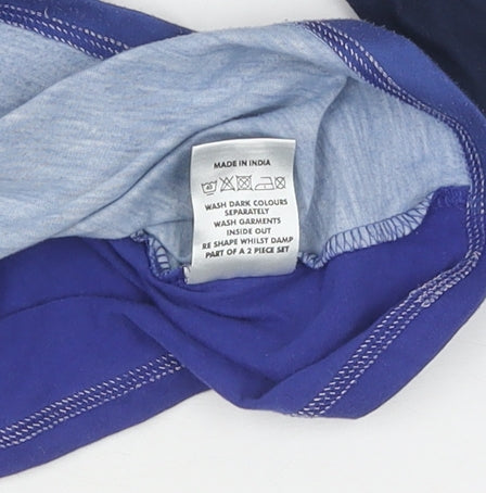 Boys Blue Characterville Pyjama Top 9-10 Years - Sports Theme, Long Sleeve