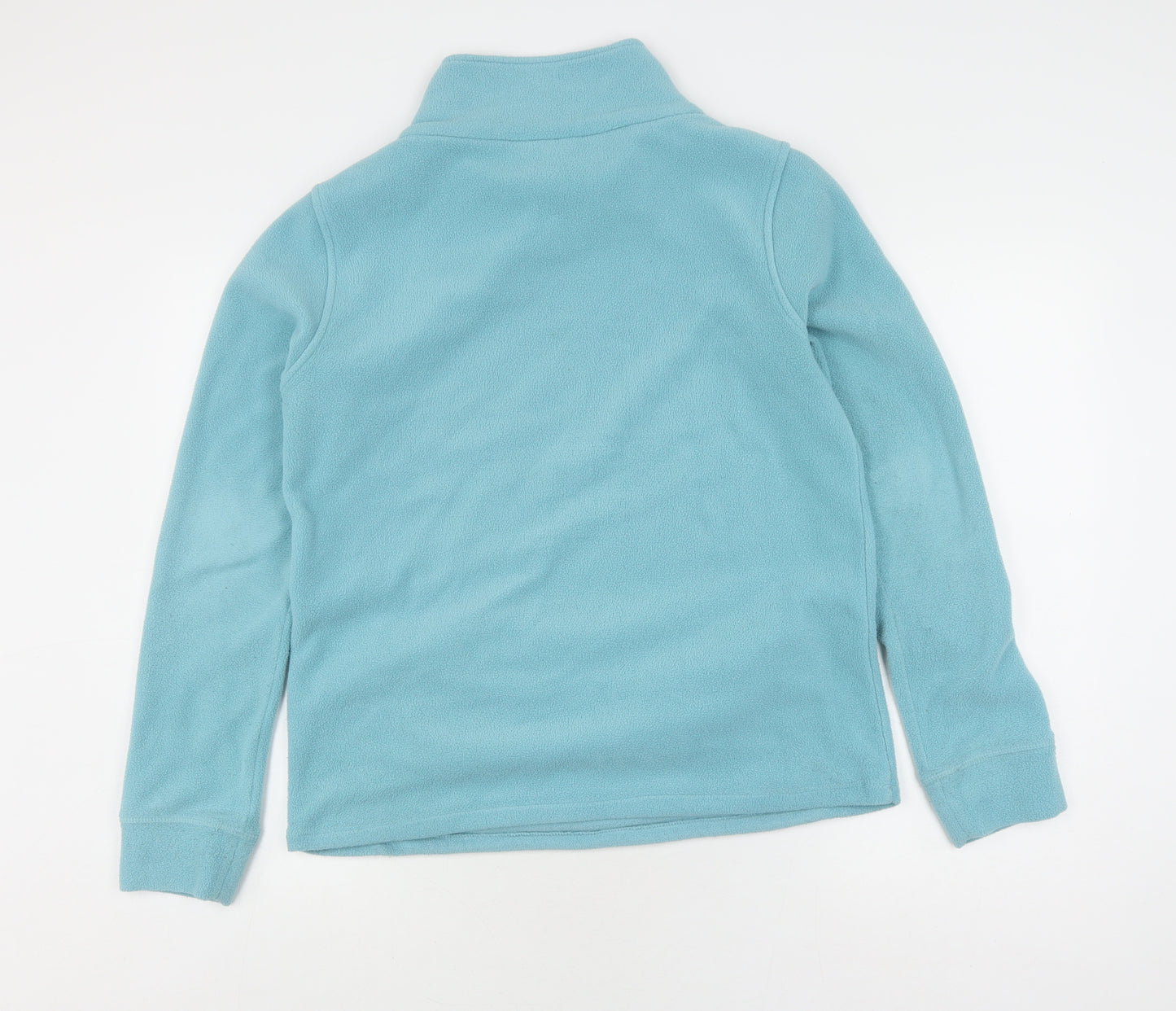 Animal Women's Blue Mock Neck Pullover Jumper Size 12