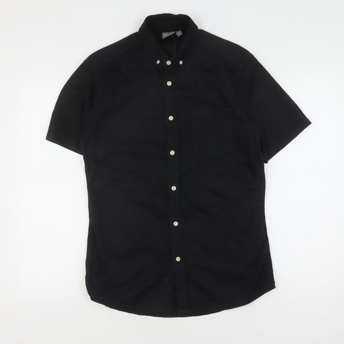 ASOS Men's Small Black Button-Up Casual Shirt