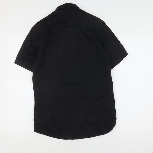 ASOS Men's Small Black Button-Up Casual Shirt