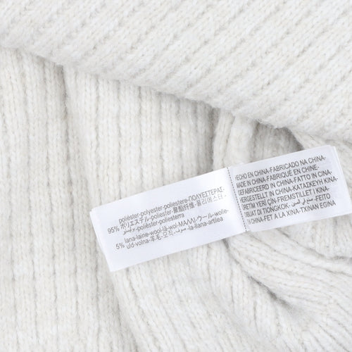 Zara Women's Ivory Pullover Jumper, Size 14, Knit