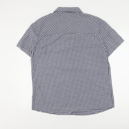 Mountain Warehouse Men's Blue XL Check Shirt