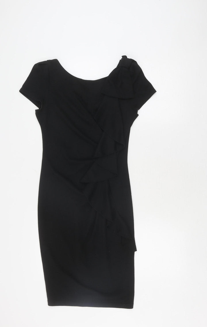 Red Herring Women's Black Sheath Dress Size 8 Party
