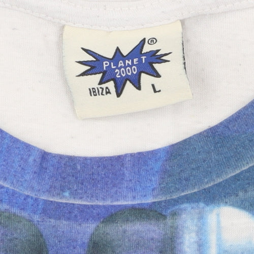 Planet 2000 Men's Multicoloured Ibiza Party T-Shirt L