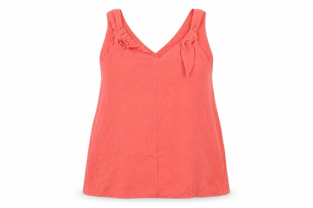 Damart Women's Pink Sleeveless Tank Top, V-Neck, M