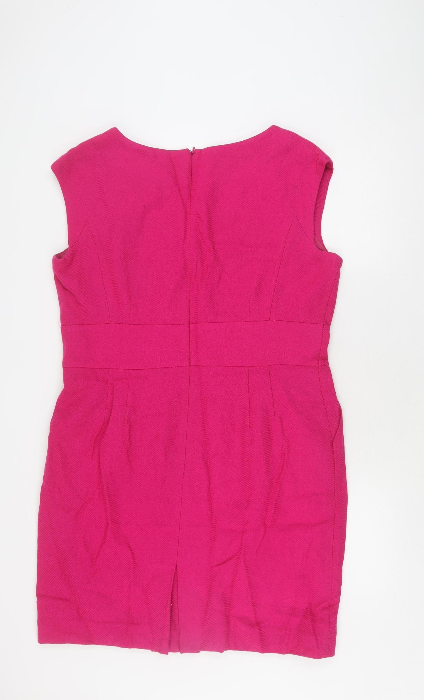 Hobbs Women's Pink Sheath Dress, Size 18, Elegant Partywear