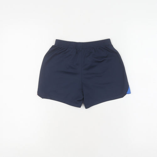 Nike Boys Blue Athletic Football Shorts, Size 12 Years