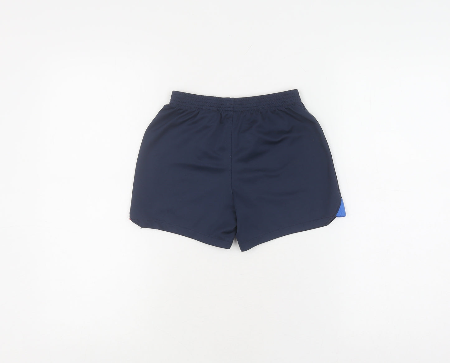 Nike Boys Blue Athletic Football Shorts, Size 12 Years