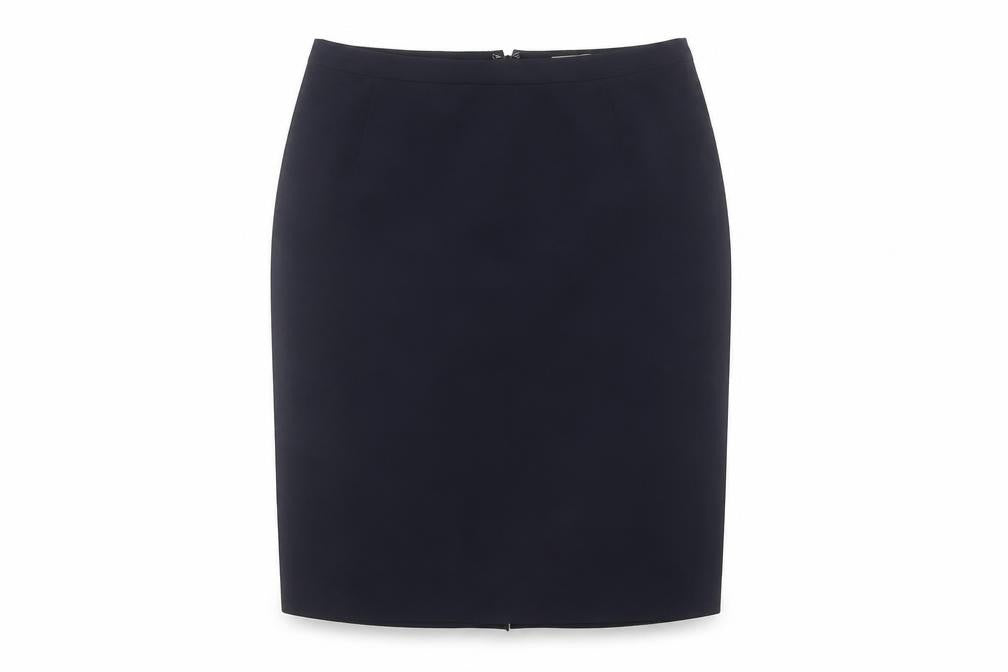 Jigsaw Women's Black Knee Length Wool Pencil Skirt, Size 14
