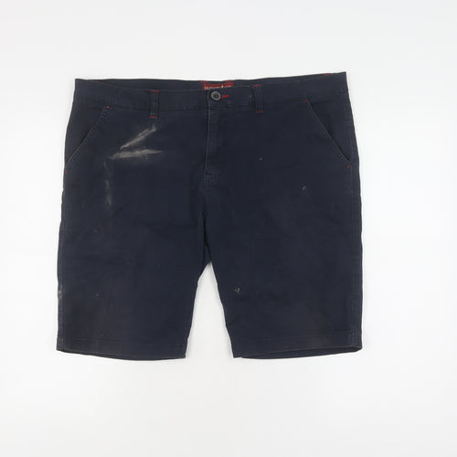 WestAce Blue Chino Shorts for Men, Size 38