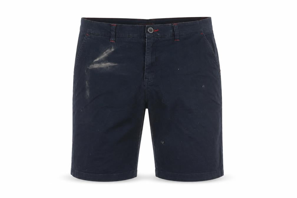 Front view of WestAce Blue Chino Shorts for Men, size 38