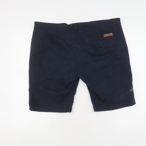WestAce Blue Chino Shorts for Men, Size 38