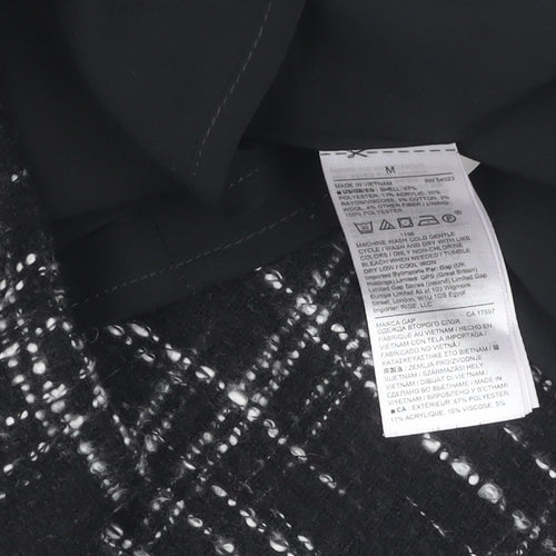 Gap Women's Black Check Shift Dress Medium