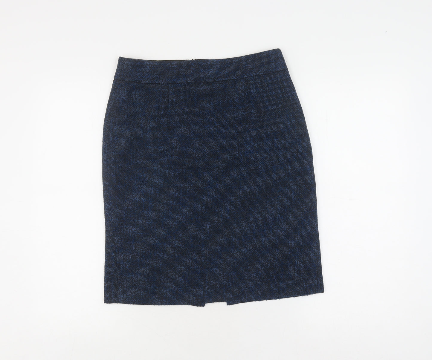 Banana Republic Women's Blue Pencil Skirt, Size 6, Zip Closure