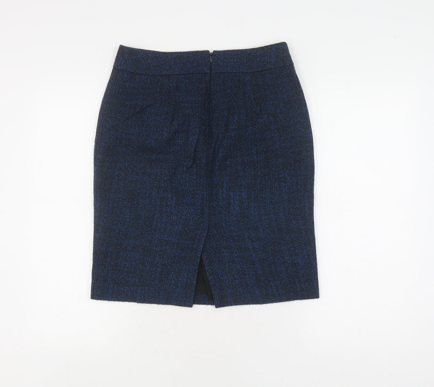 Banana Republic Women's Blue Pencil Skirt, Size 6, Zip Closure