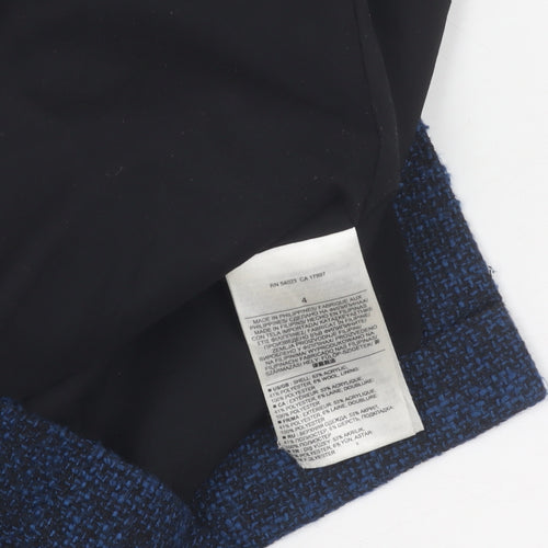 Banana Republic Women's Blue Pencil Skirt, Size 6, Zip Closure