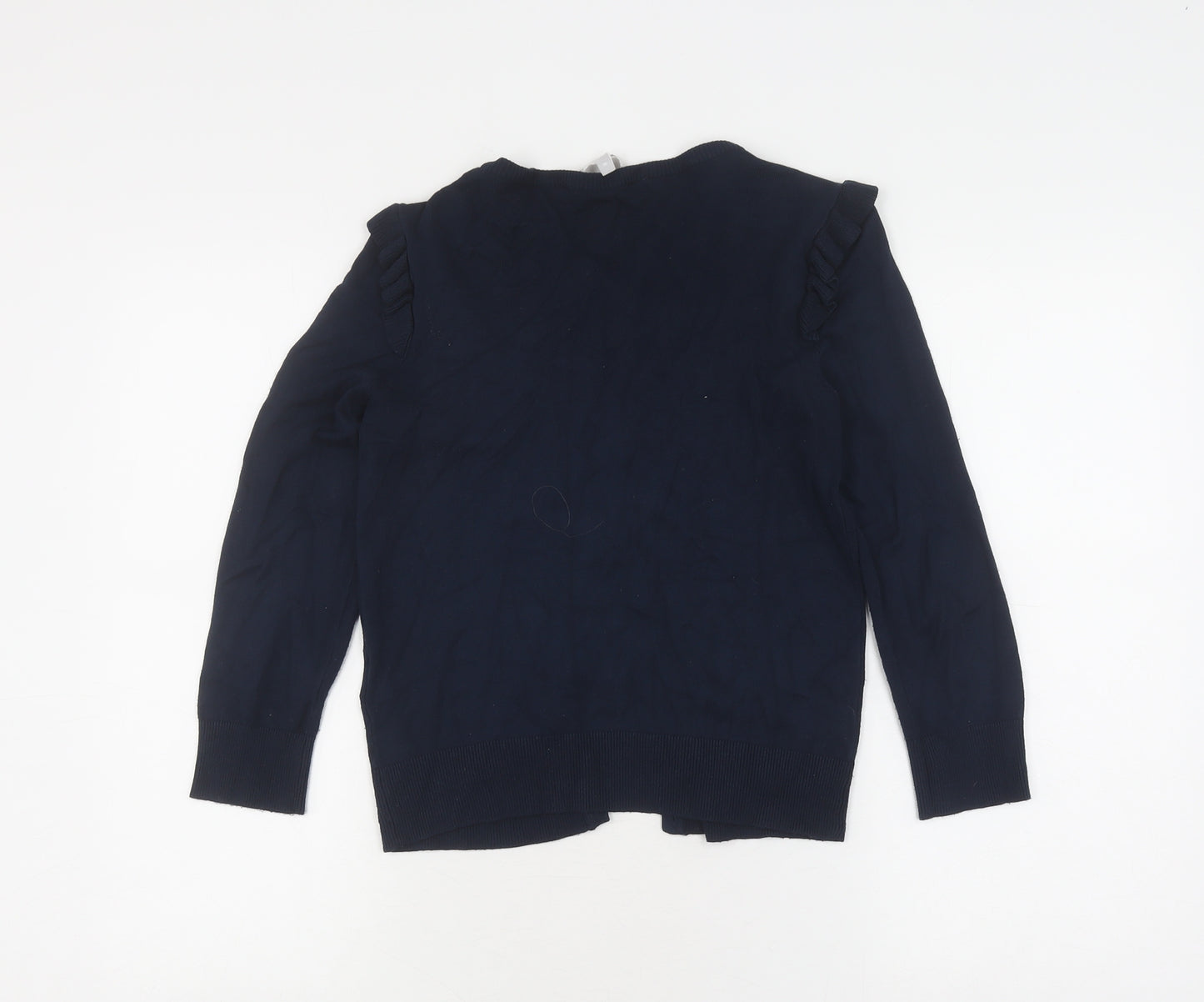 Red Herring Women's Blue Cardigan, Size 8, Crew Neck