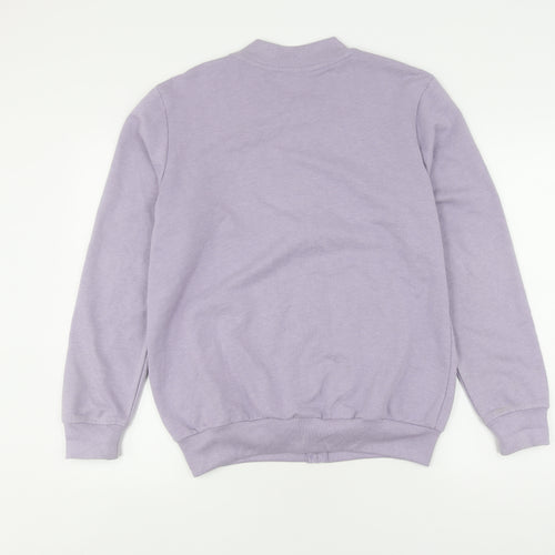 Cotton Traders Women's Purple Jacket M Casual Zip