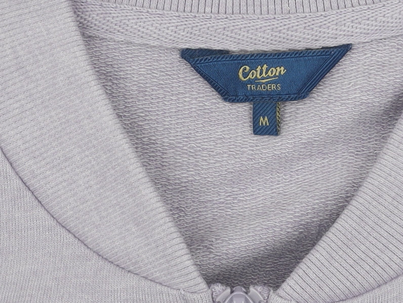 Cotton Traders Women's Purple Jacket M Casual Zip