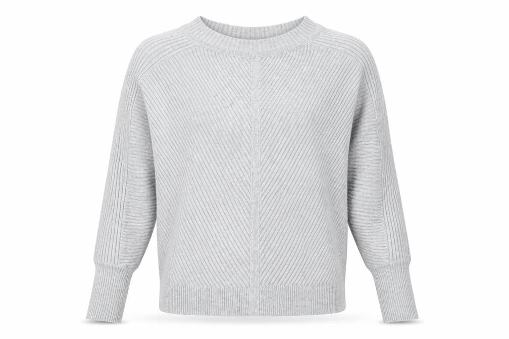 Front view of Phase Eight Women's Grey XS Pullover Sweater