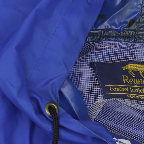 Reynard Men's Blue Waterproof Rain Jacket M