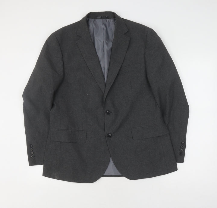 Marks and Spencer Men's Grey Suit Jacket 40 Short