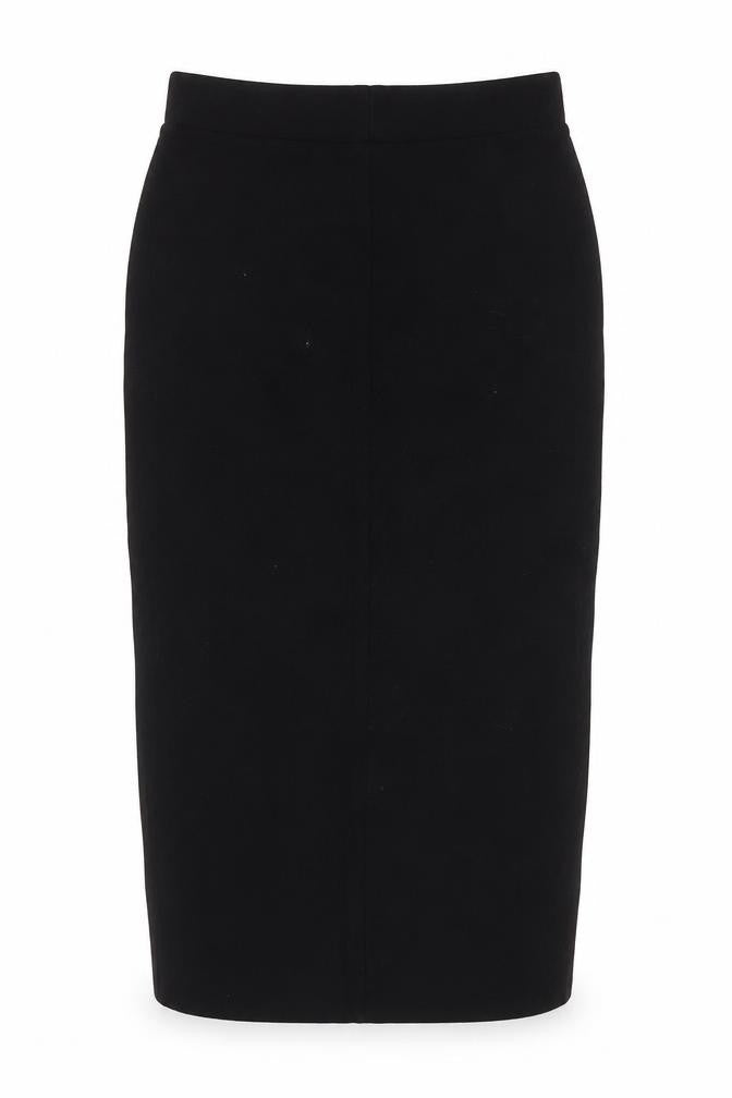 Front view of Monki Women's Black Pencil Skirt S
