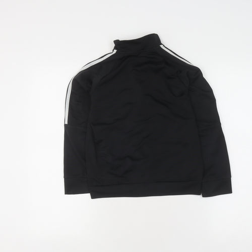 Adidas Boys Black Track Jacket 7-8 Years
