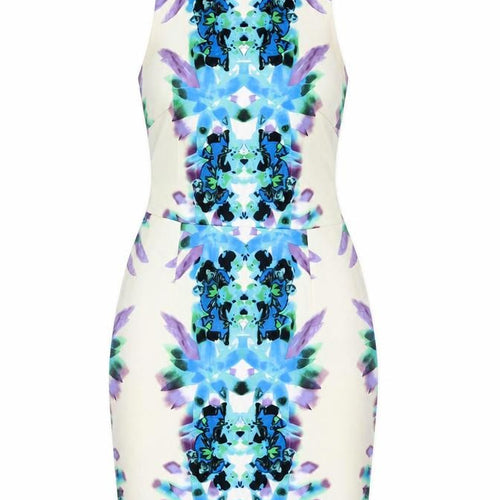 Lipsy Women’s Multicoloured Bodycon Dress Size 8