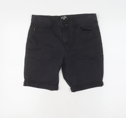 Billabong Men's Black Slim Chino Shorts Size 30