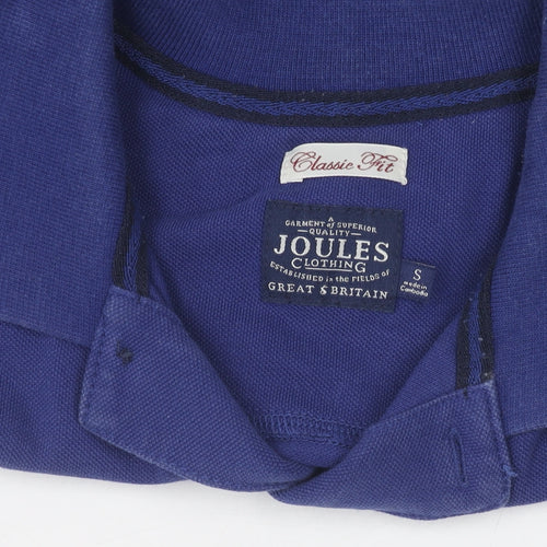 Joules Men's Blue Polo Shirt, S, Classic Fit