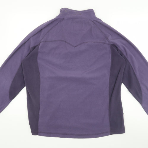 Mountainlife Women's Purple Henley Sweatshirt Size 18