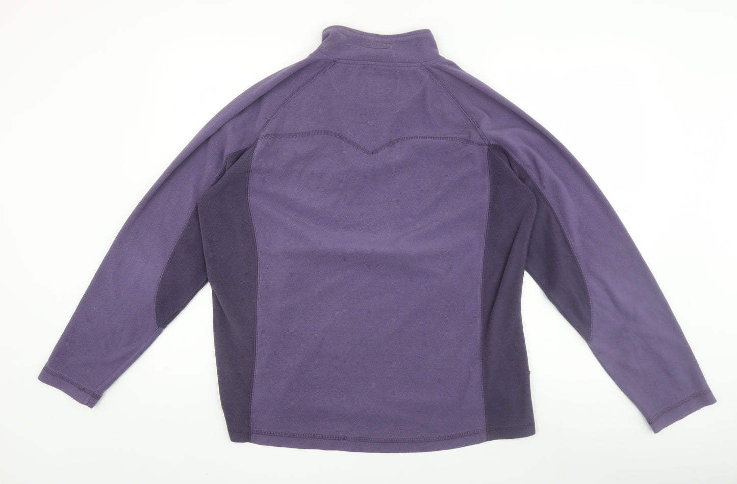Mountainlife Women's Purple Henley Sweatshirt Size 18