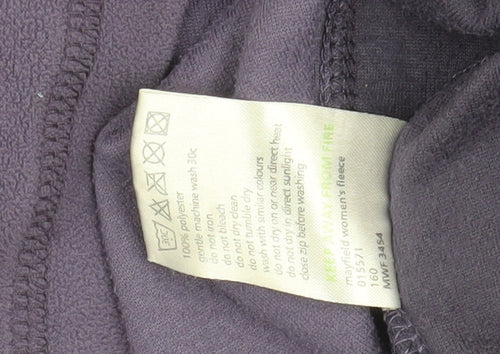 Mountainlife Women's Purple Henley Sweatshirt Size 18