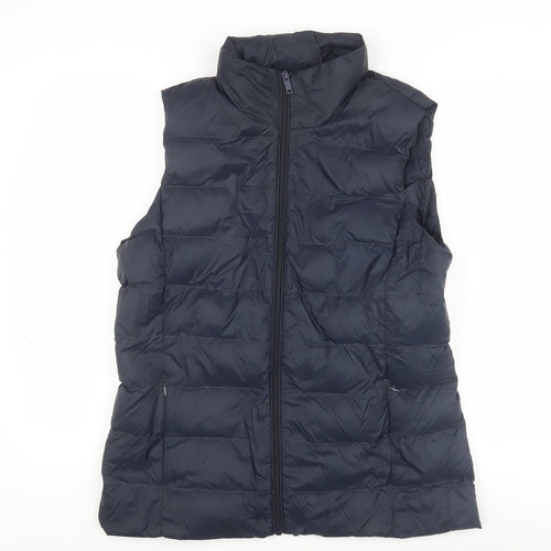 Marks and Spencer Women's Blue Puffer Waistcoat Size 12