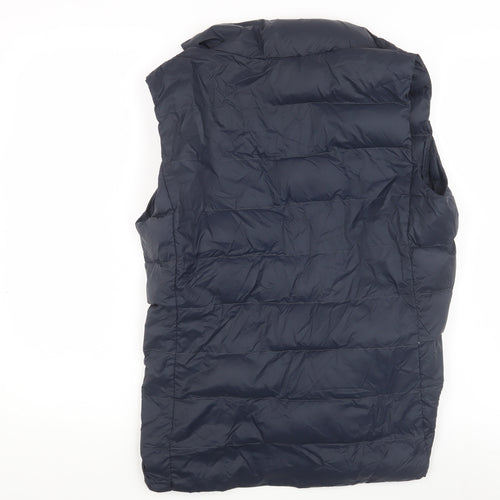 Marks and Spencer Women's Blue Puffer Waistcoat Size 12