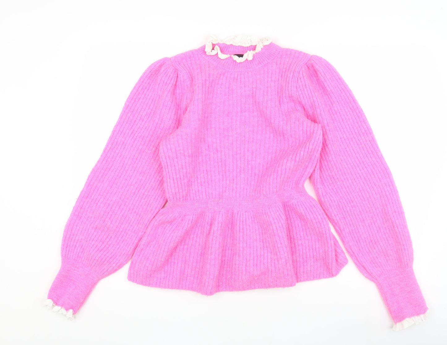 River Island Women's Pink Pullover Jumper Size 14