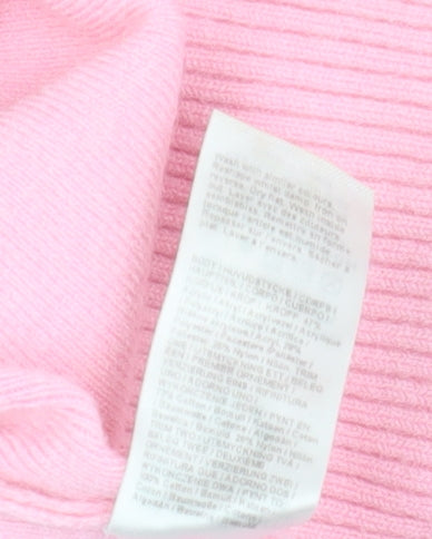 River Island Women's Pink Collared Jumper - Size 12